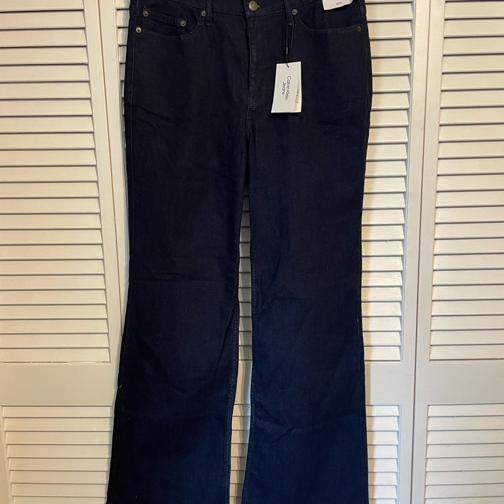 NWT Calvin Klein Women's Dark Blue Jeans